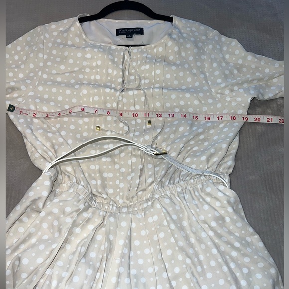 Jones New York Polka Dot Belted Dress – Size 10 Like New - Picture 6 of 6